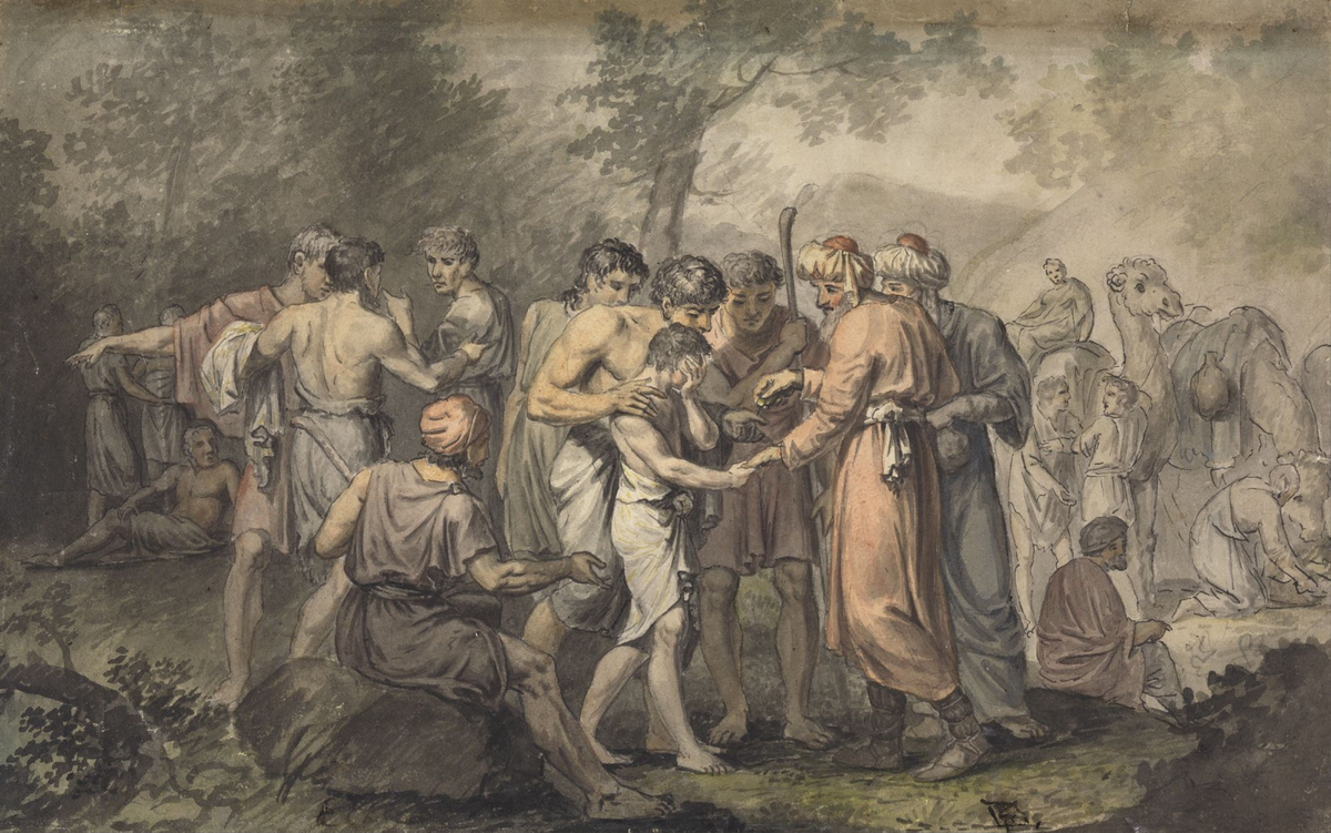 Josef og hans brødre [Tegning]