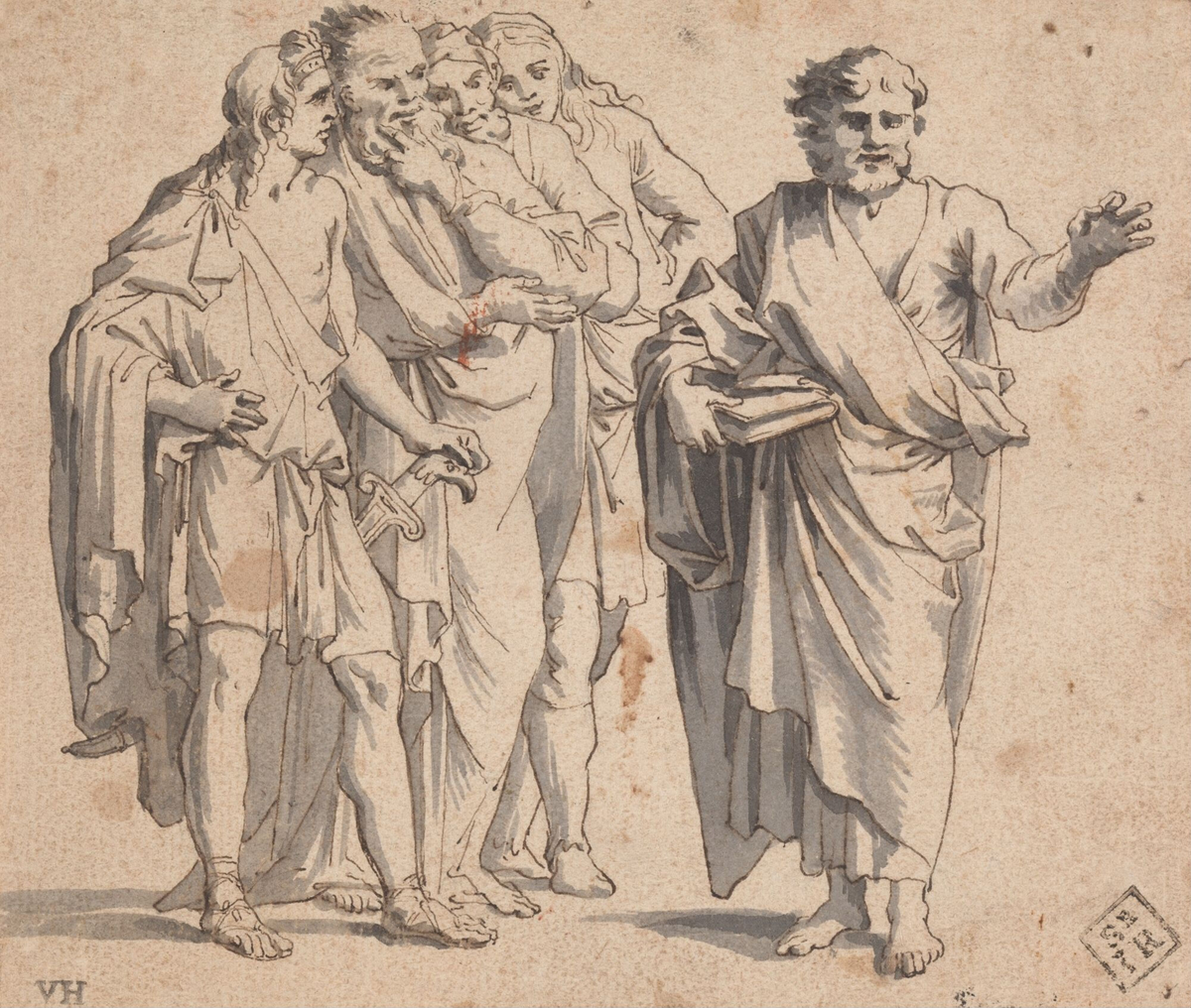 Figurgruppe [Tegning]