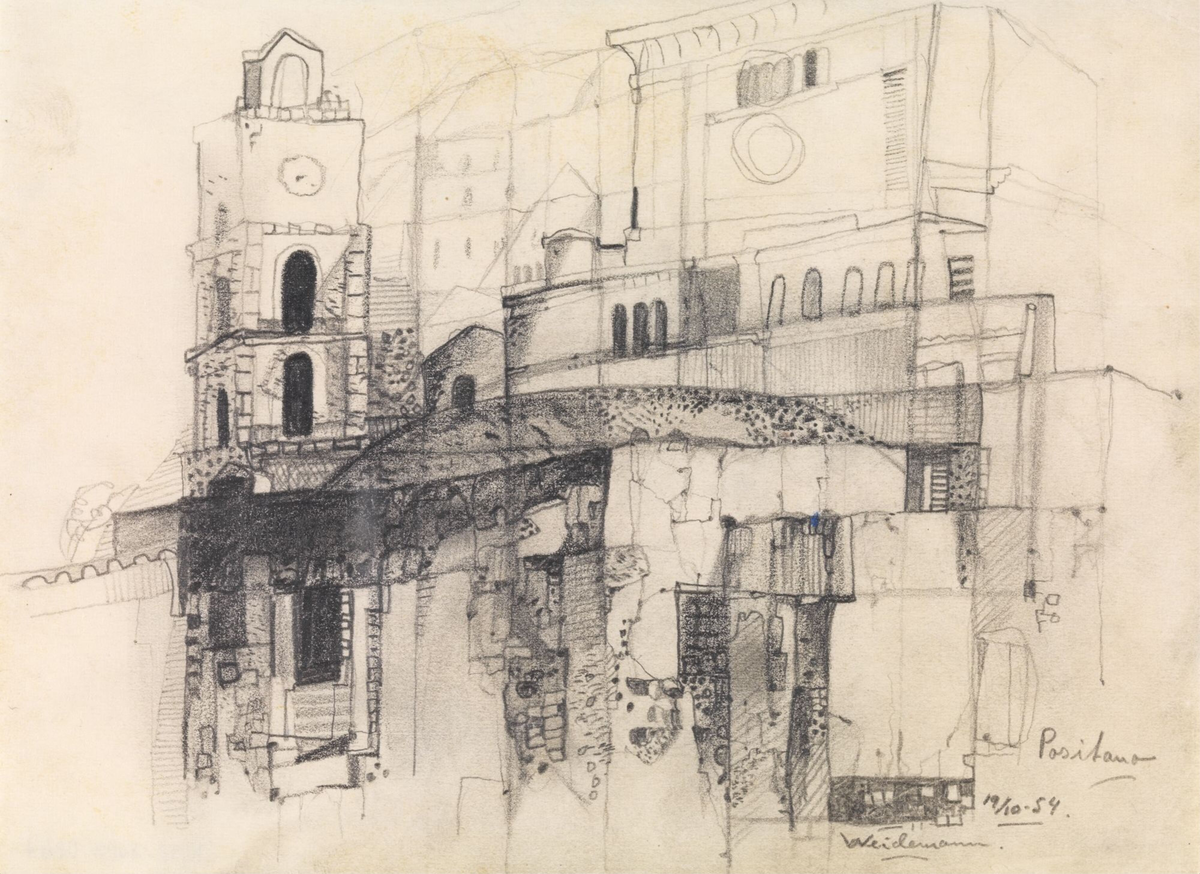 Positano [Tegning]