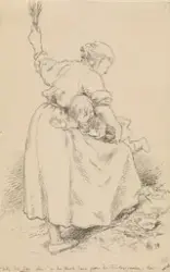 Hun tok ungen og la han på søpledyngen og piska'n med et dug