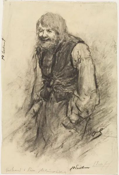 "Har jeg vunnet de hundre dalerne nå?" sa han [Tegning]