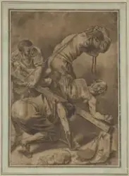 Peters korsfestelse [Tegning]