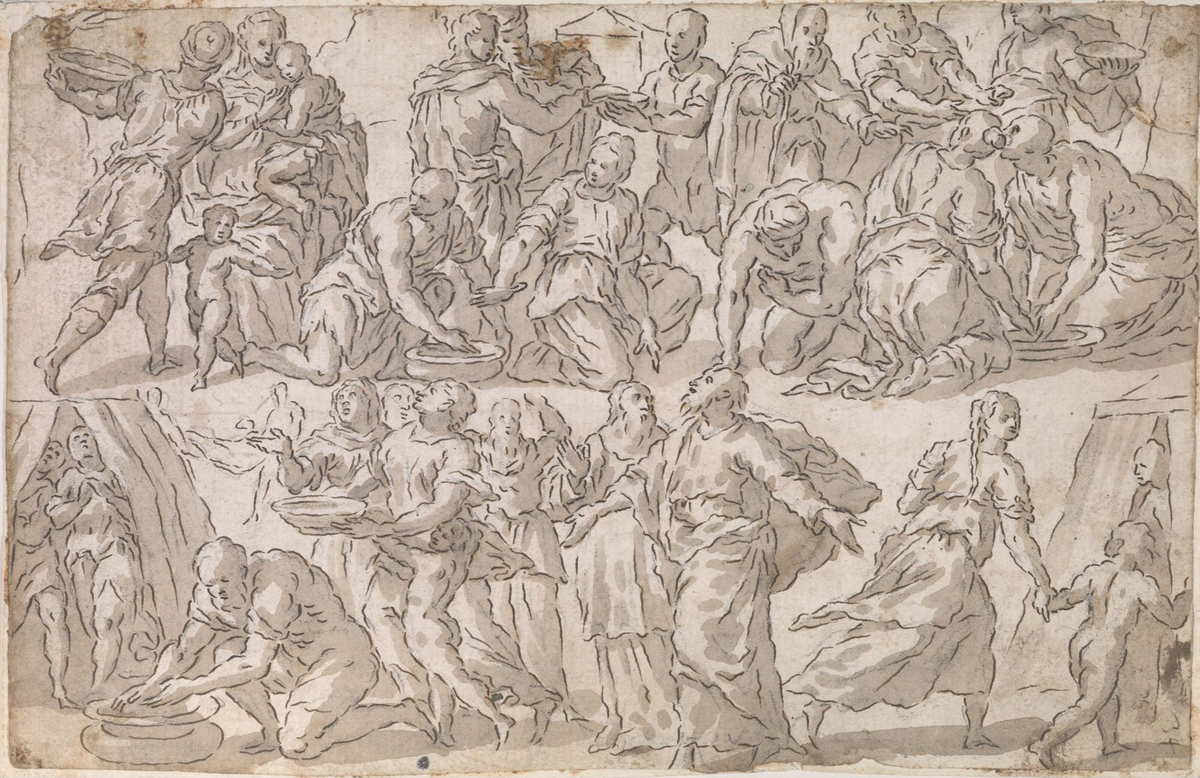 Figurscener [Tegning]