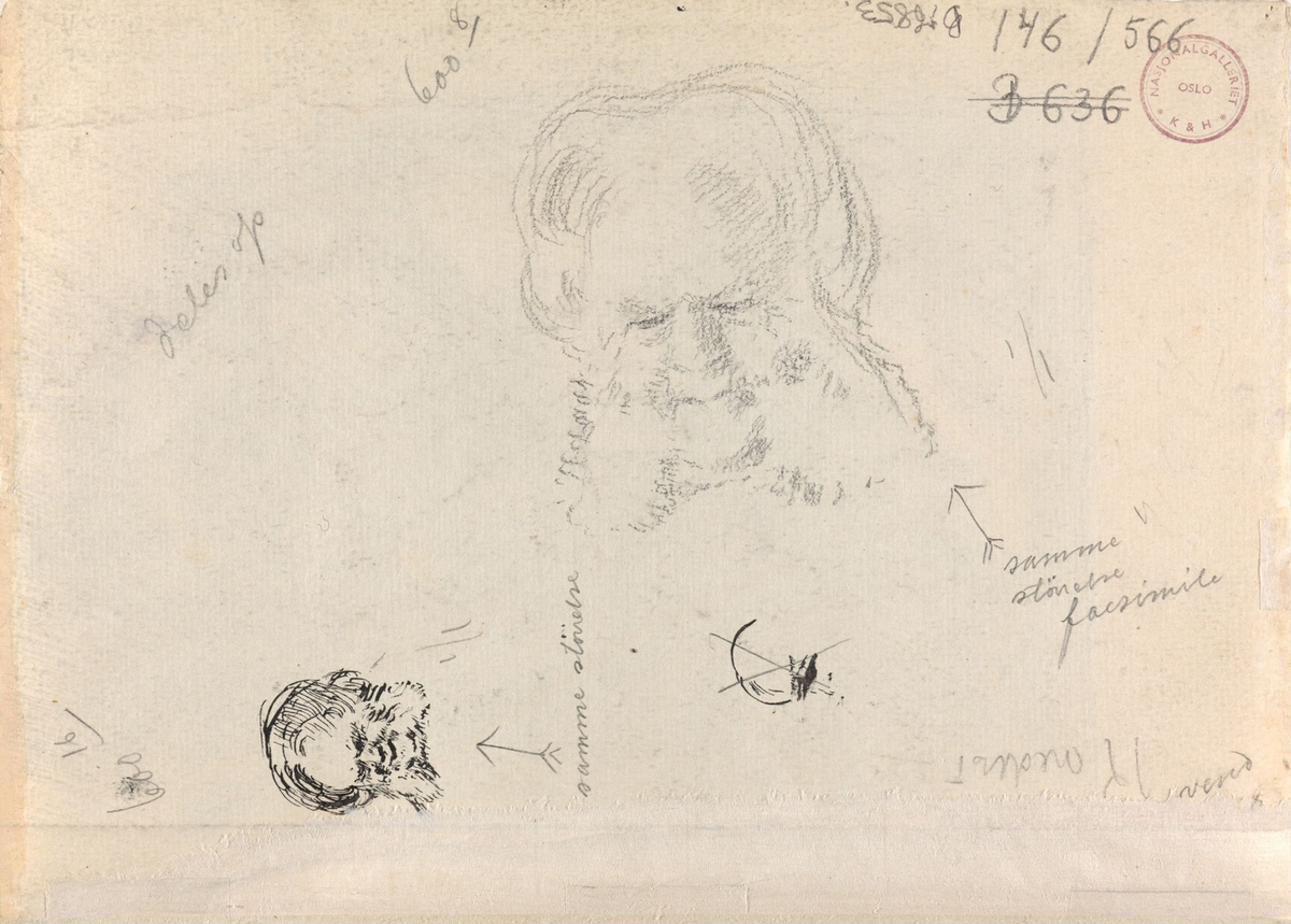 Henrik Ibsen [Tegning]