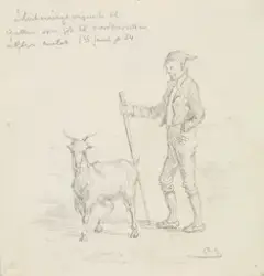 Gutten som gikk til nordenvinden [Tegning]