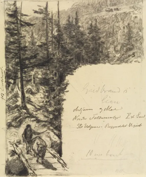 Gudbrand i Lia [Tegning]