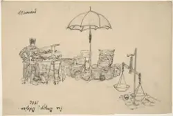 Figurstudier [Tegning]