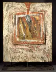 Reis en ikon ved havet [Skulptur]