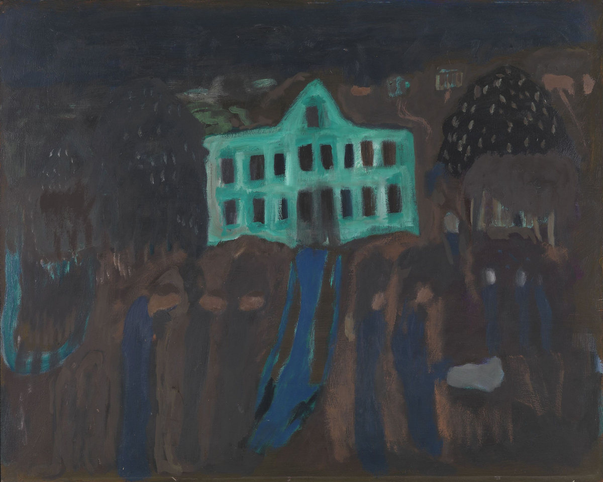 Vandring, Natt [Maleri]
