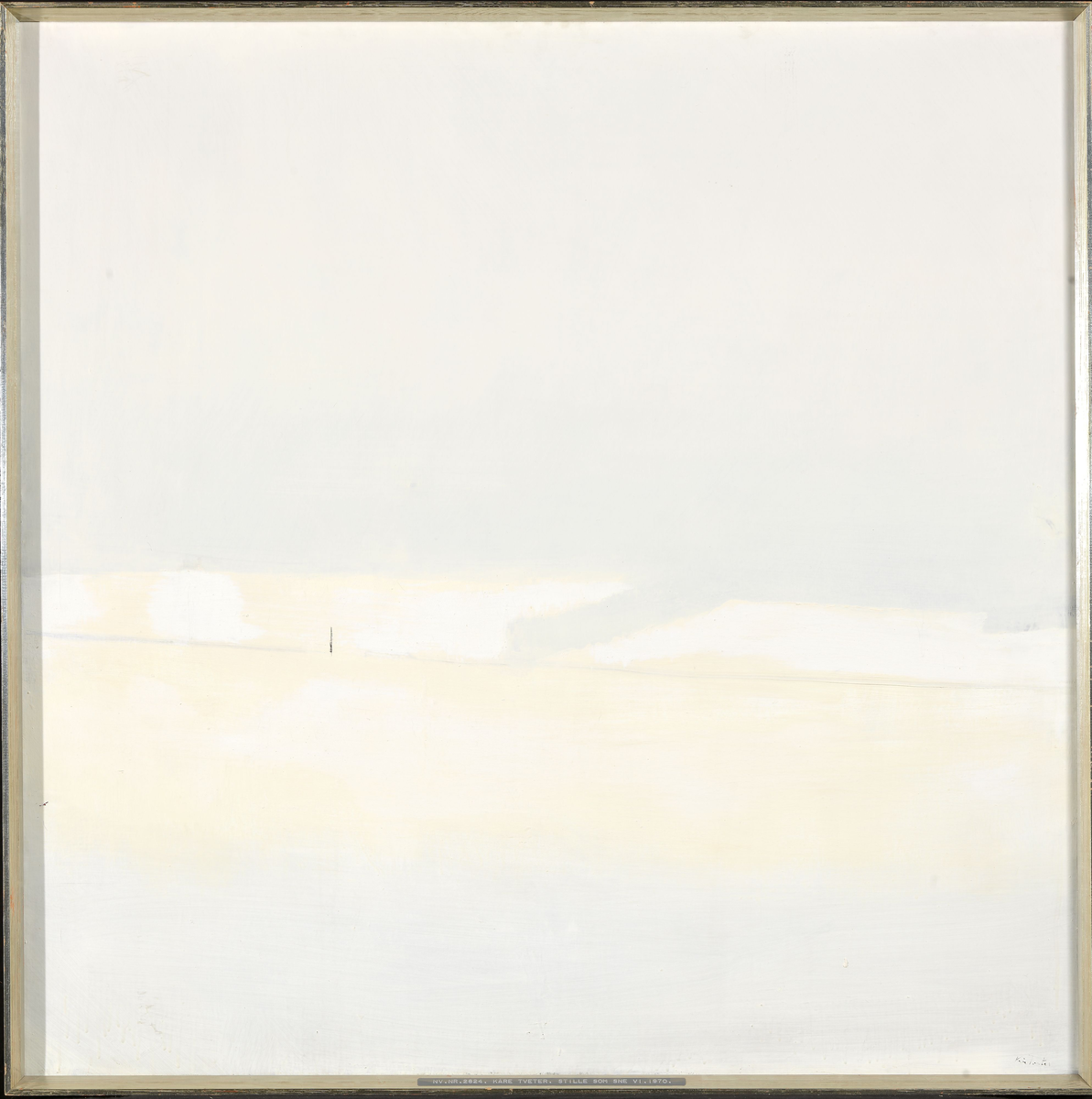 Stille som sne VI [Maleri]