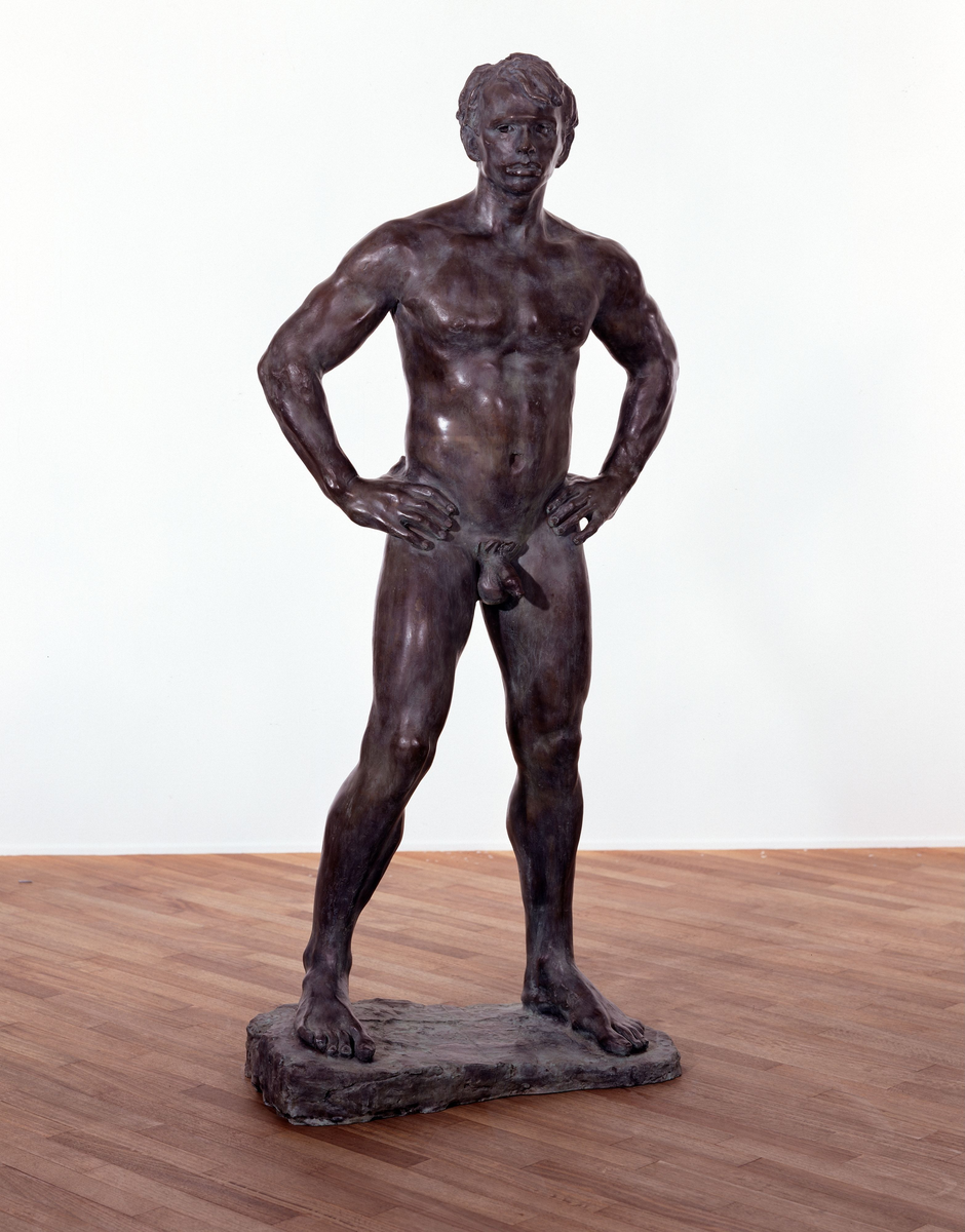 Ung mann [Skulptur]