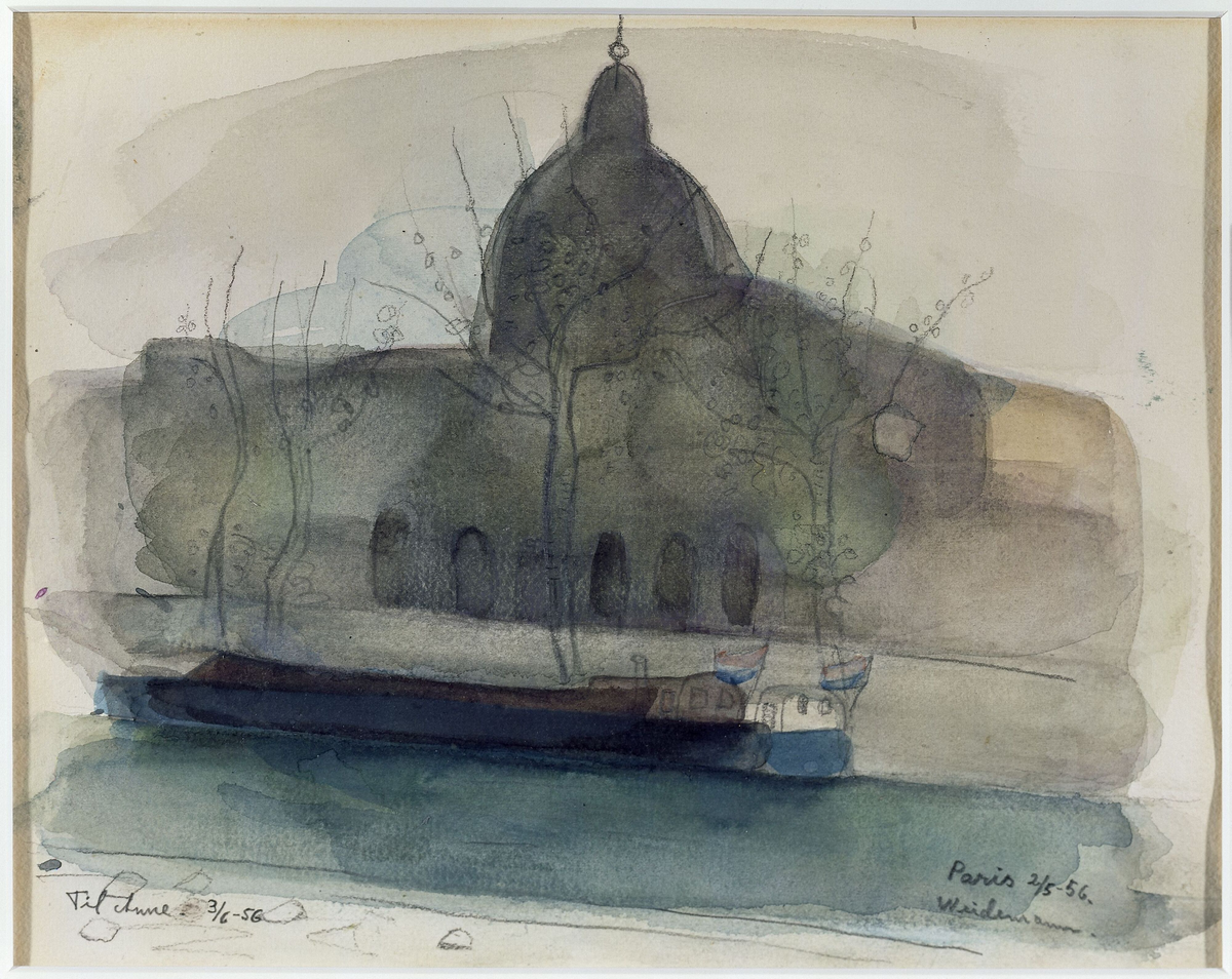 Fra Paris [Tegning]