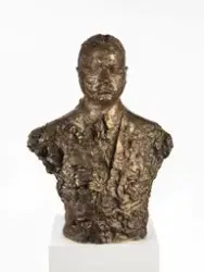 En kunsthandler [Skulptur]