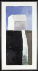 Huset og veien [Maleri]