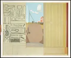 Sommermorgen - overblikk [Maleri]