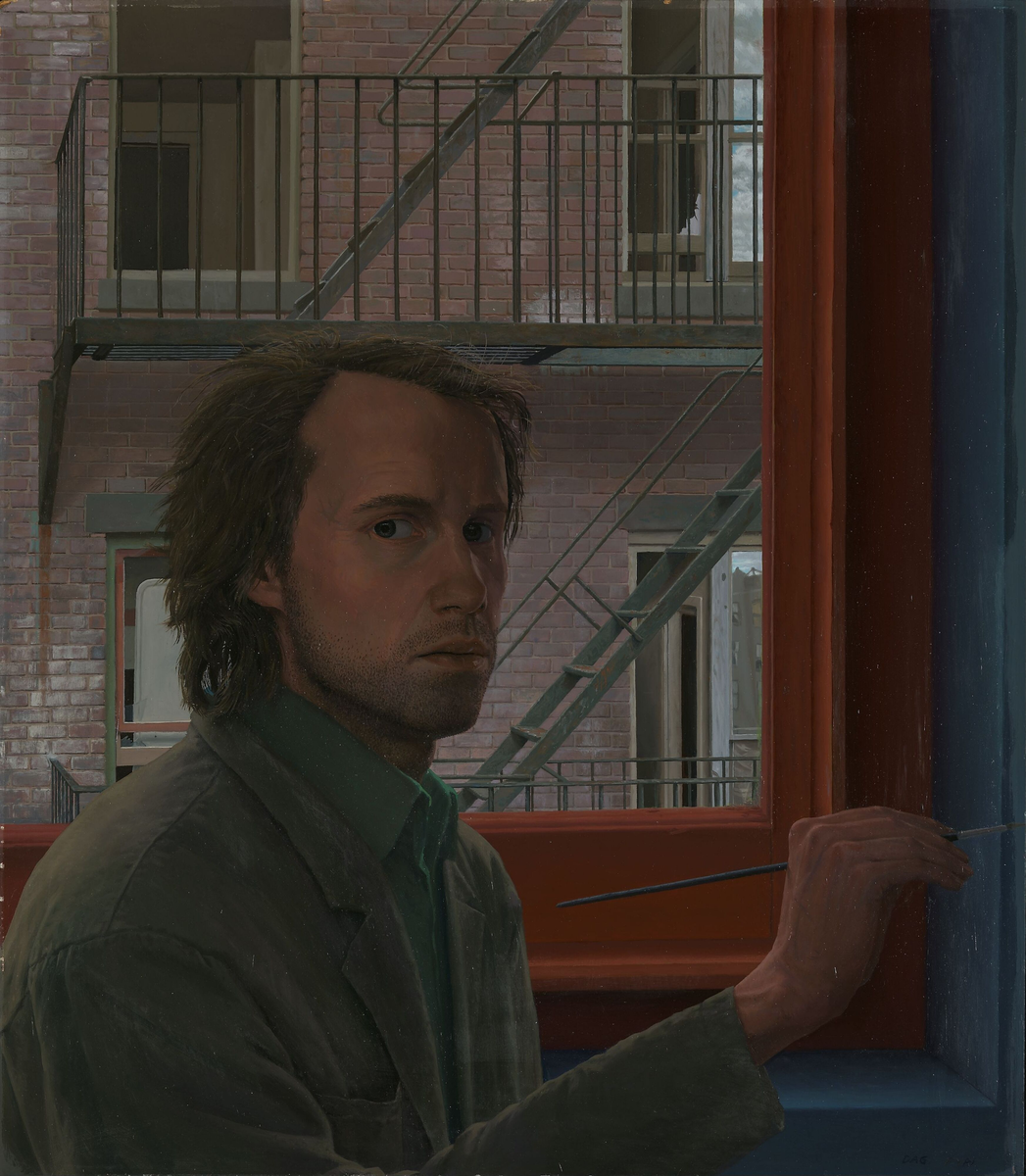Selvportrett i New York [Maleri]