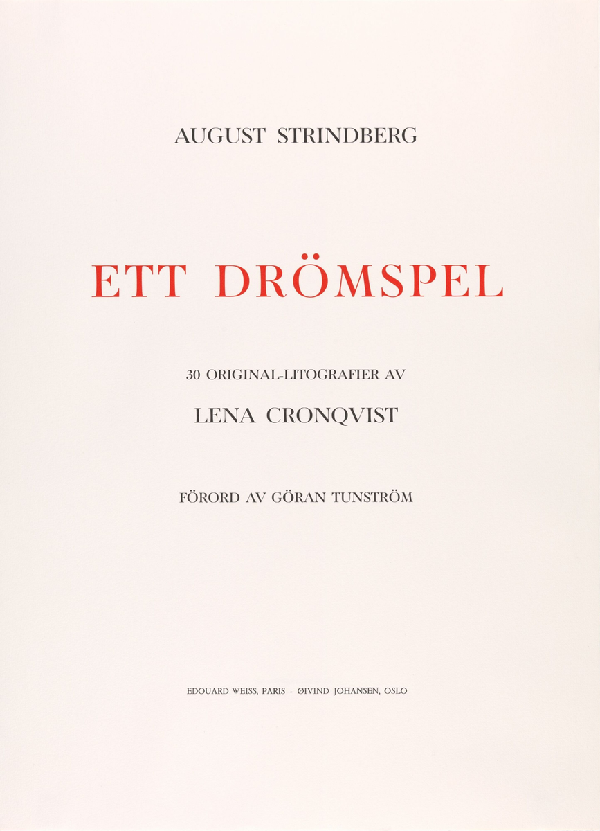 Ett drömspel [Mappe]