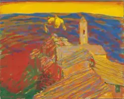 Landsby - svever [Maleri]