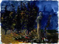 En drømmer i virkeligheten [Maleri]