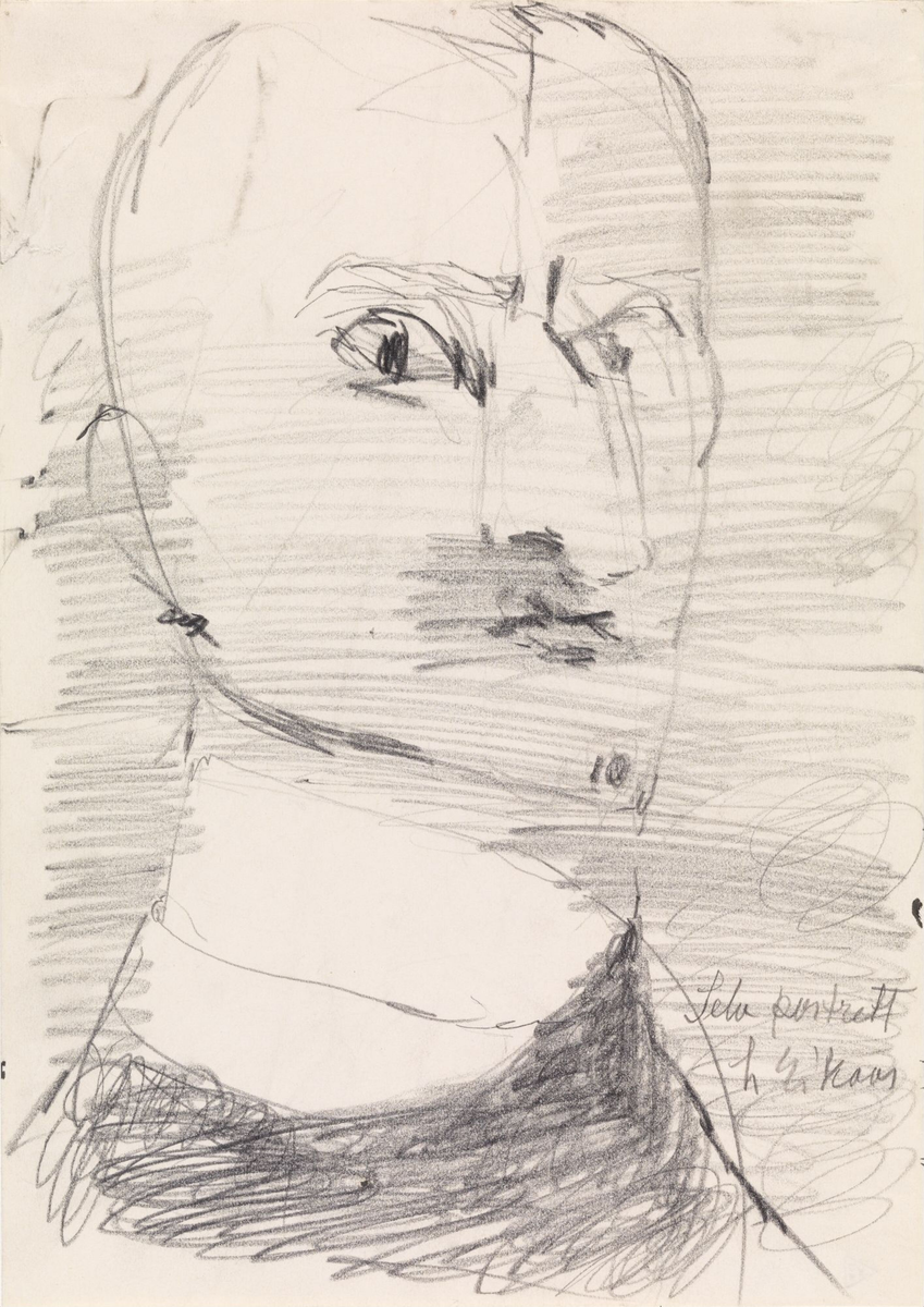 Selvportrett [Tegning]