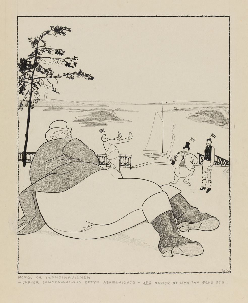 Norge og skandinavismen [Tegning]