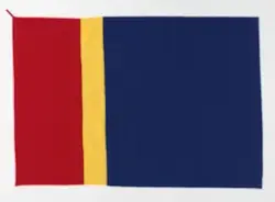 Utkast til samisk flagg [Tekstil]