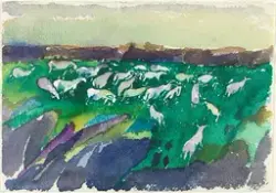 Beite, Valdres [Tegning]