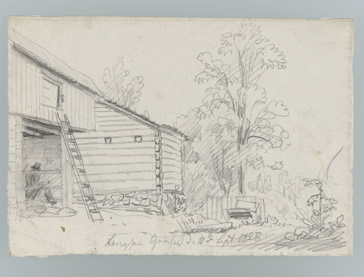 Fra Langsæ gruve [Tegning]