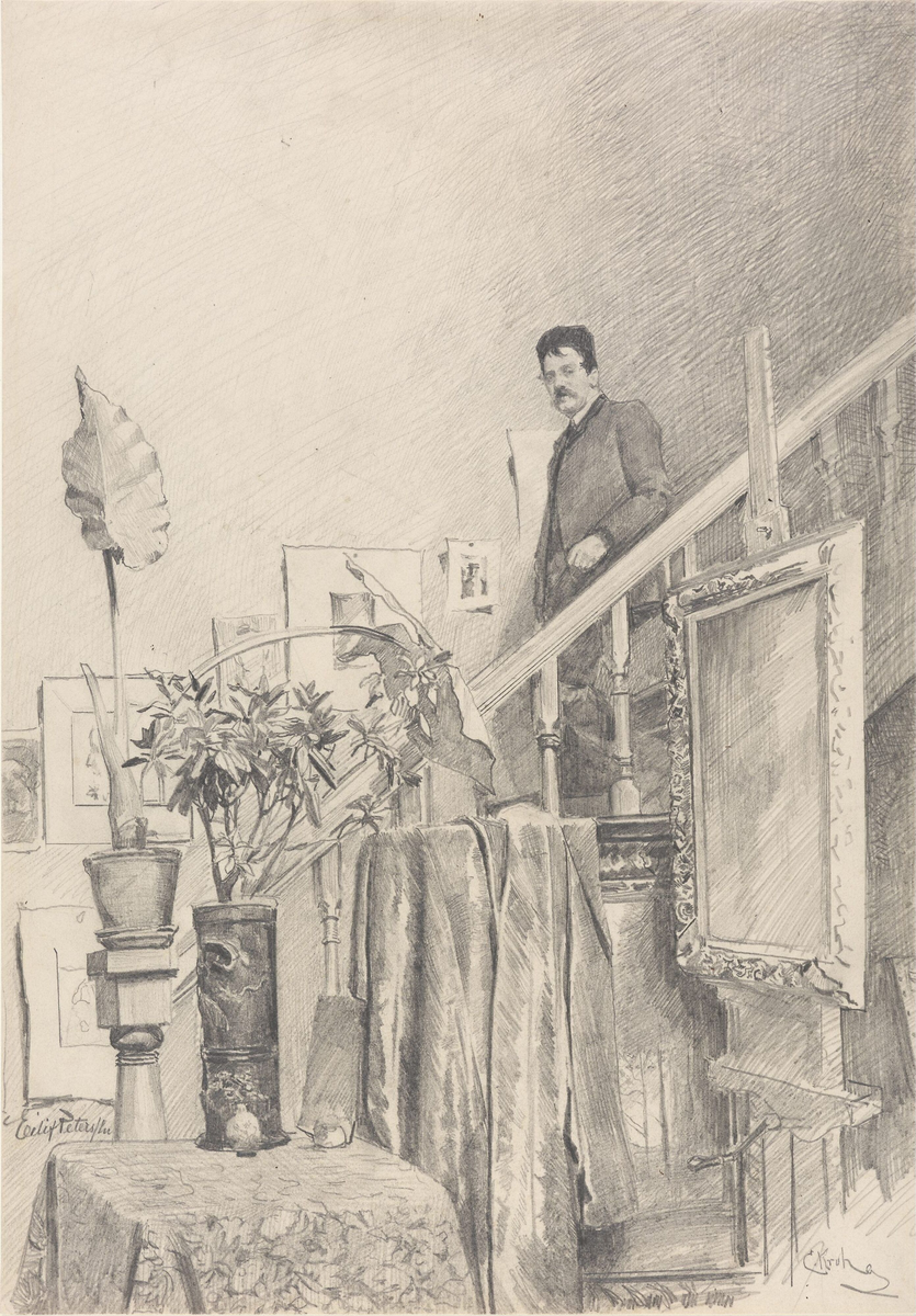 Eilif Peterssen [Tegning]