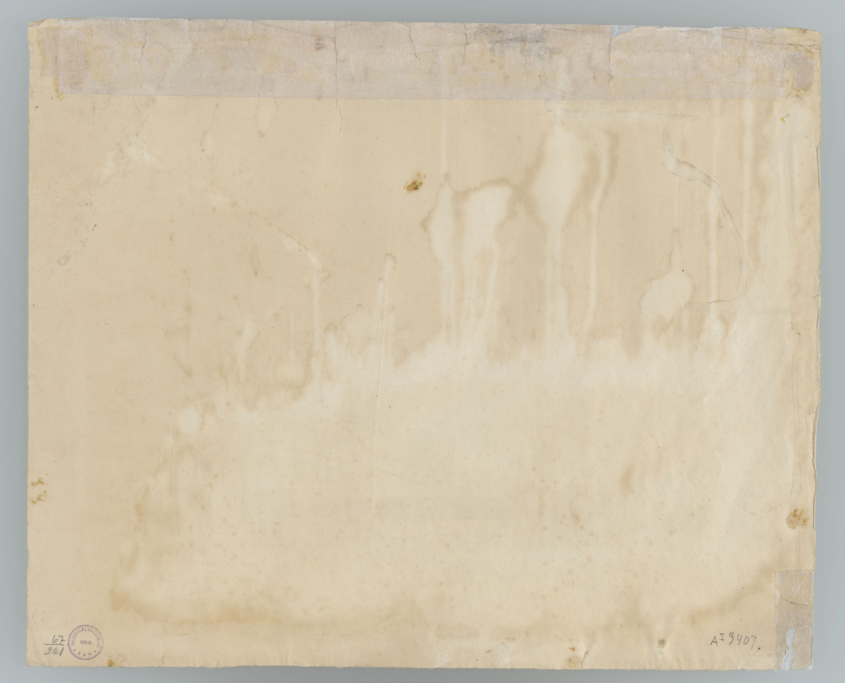 Landskap, Feldafing [Tegning]