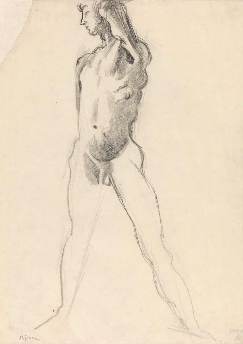 Mannsakt [Tegning]
