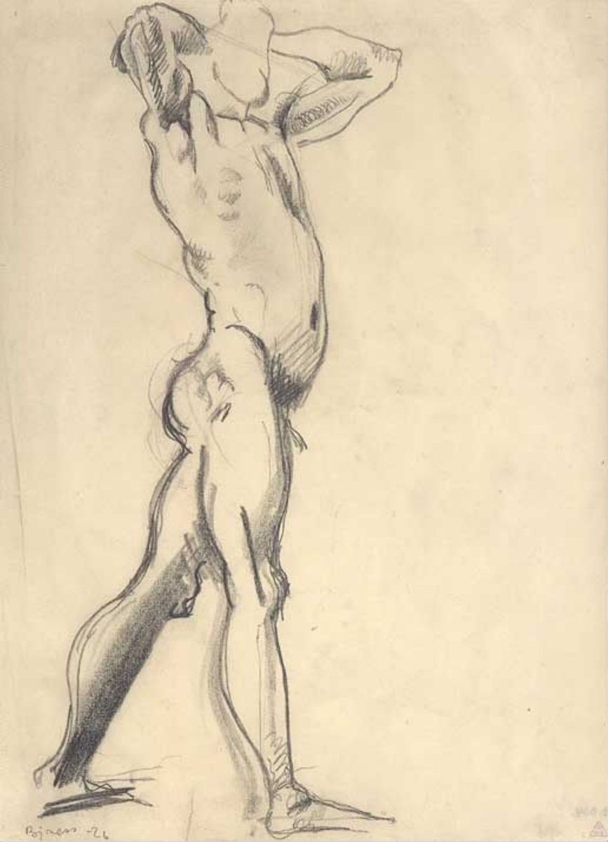 Mannsakt [Tegning]