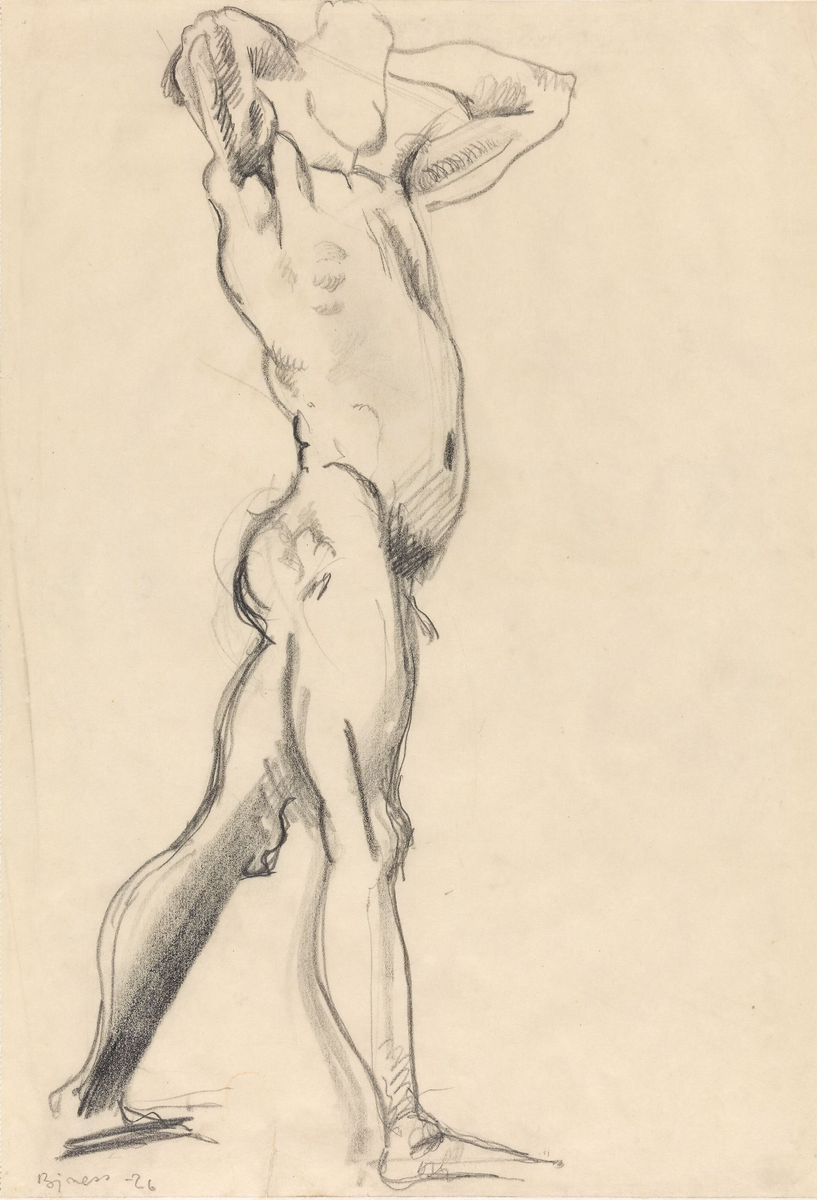 Mannsakt [Tegning]