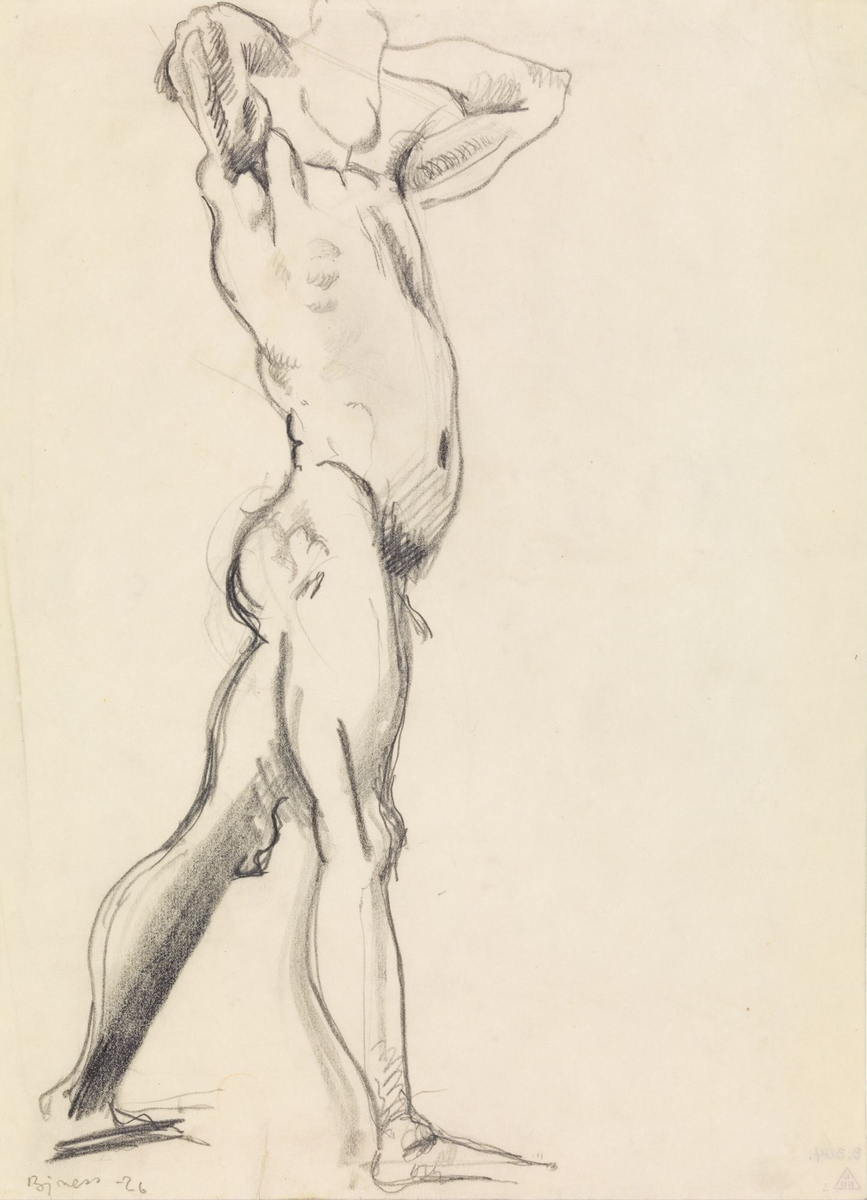 Mannsakt [Tegning]