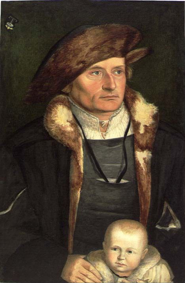 Hans Urmiller og hans sønn [Tegning]