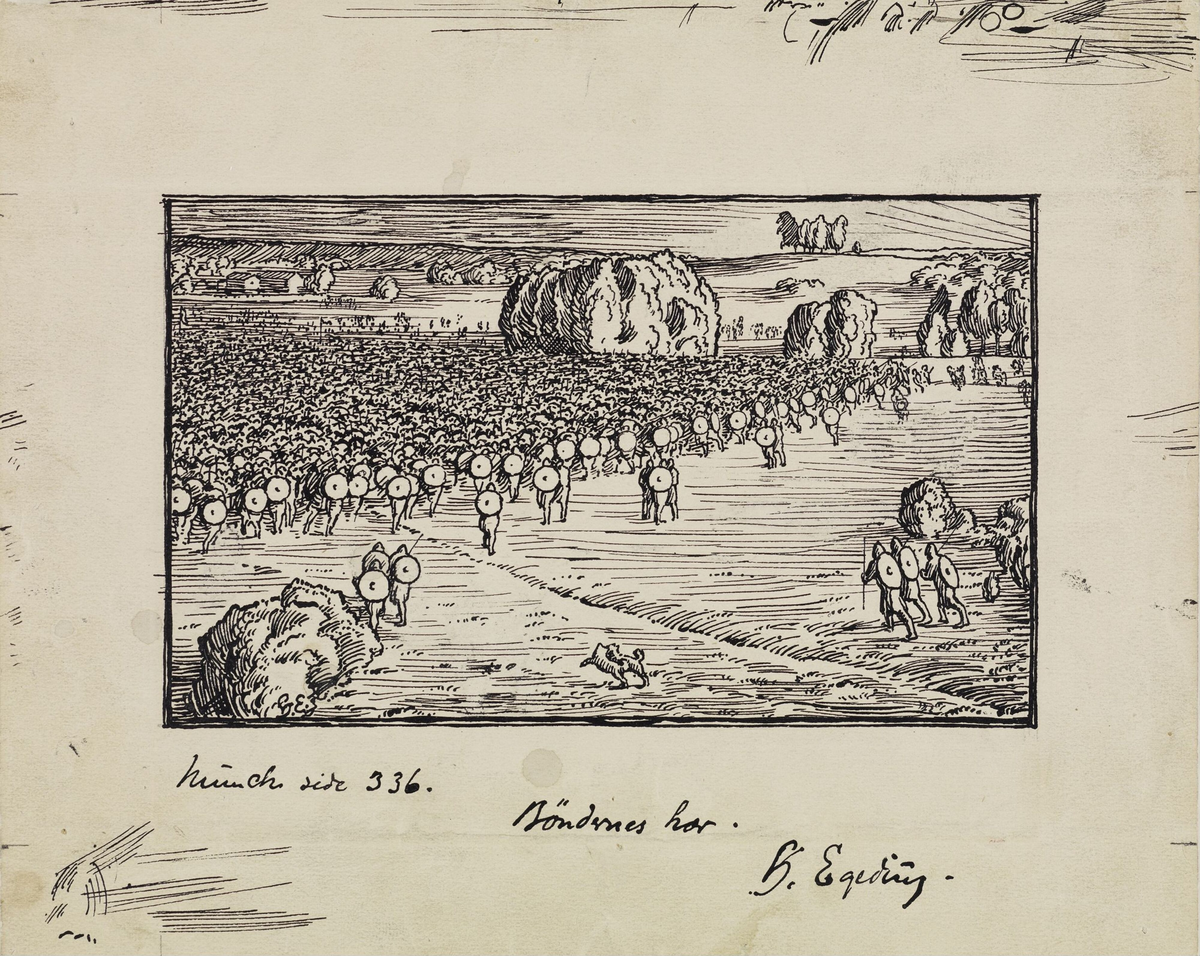 Bondehæren [Tegning]