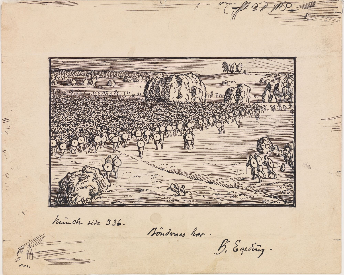 Bondehæren [Tegning]