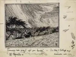 Finnenes hær fulgte etter på land, etter hvert som kongen se