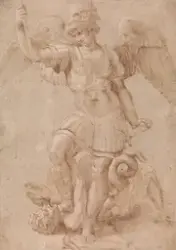 Erkeengelen Michael [Tegning]