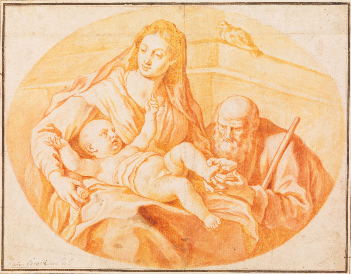 Den hellige familie [Tegning]