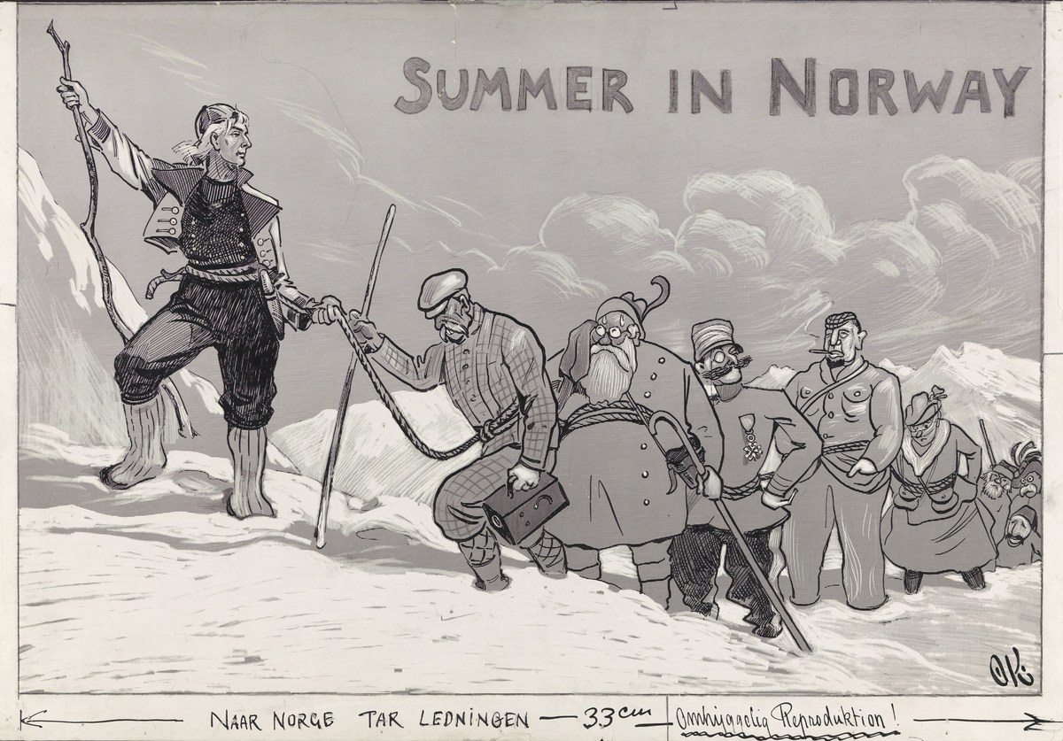 Summer in Norway [Tegning]