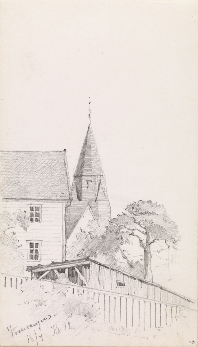 Voss kirke [Tegning]