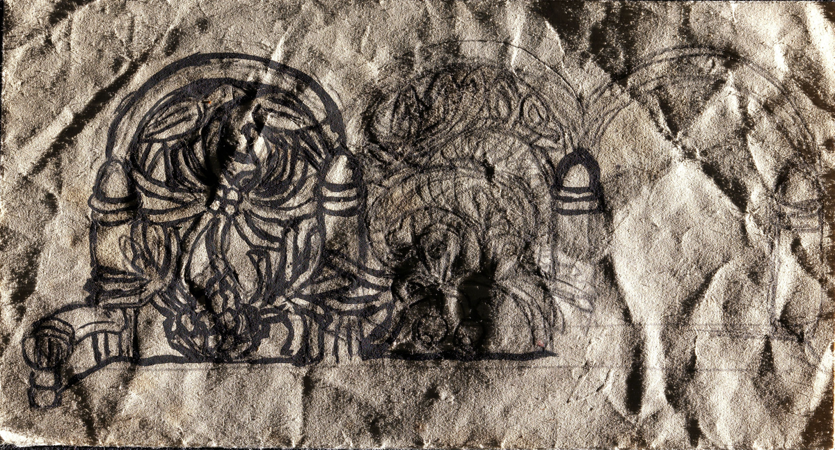 Stol, utkast [Tegning]