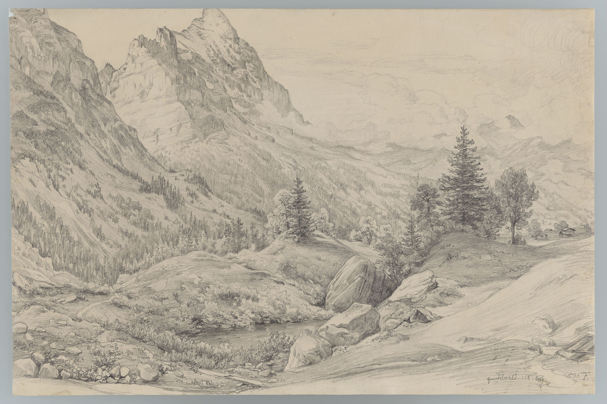 Fra Grindelwald [Tegning]