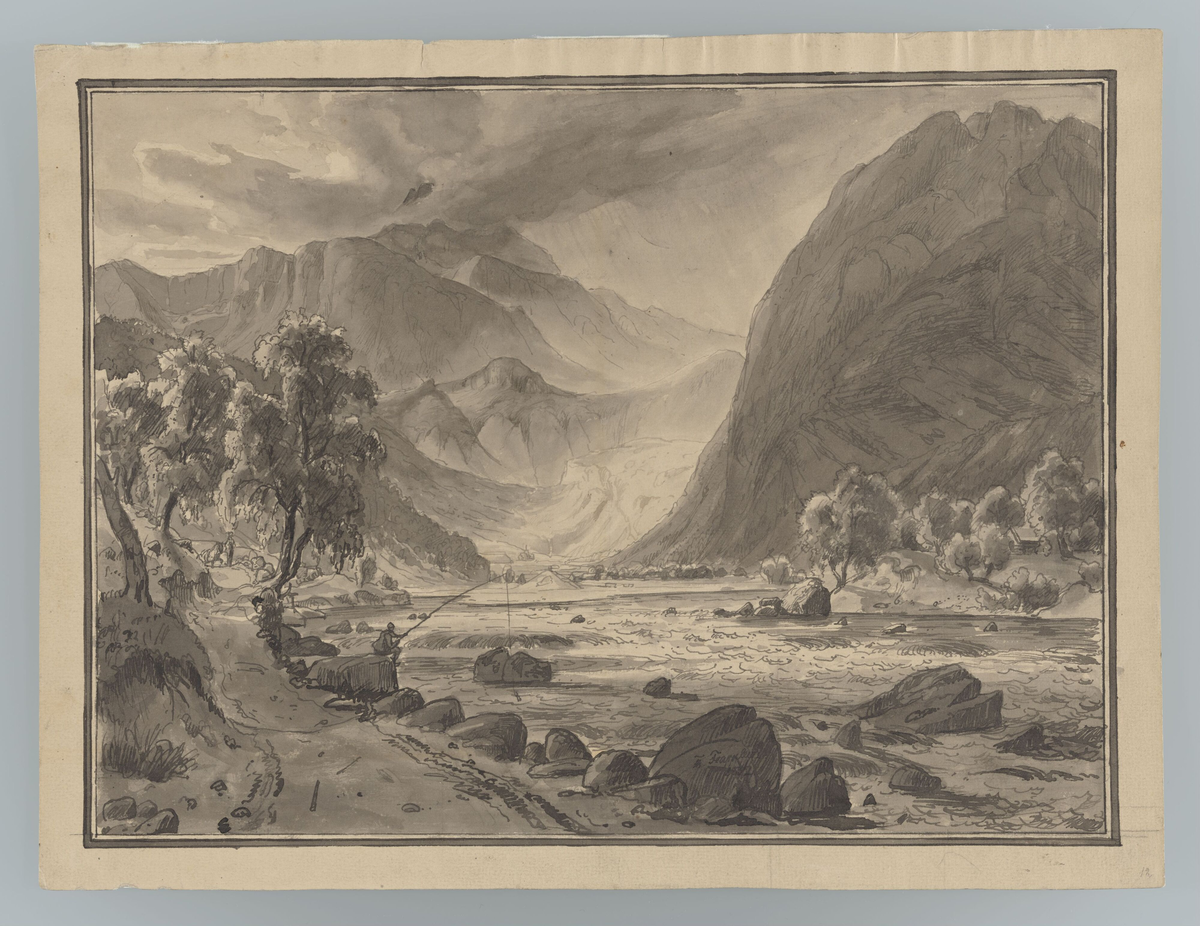 Fra Aurland i Sogn [Tegning]