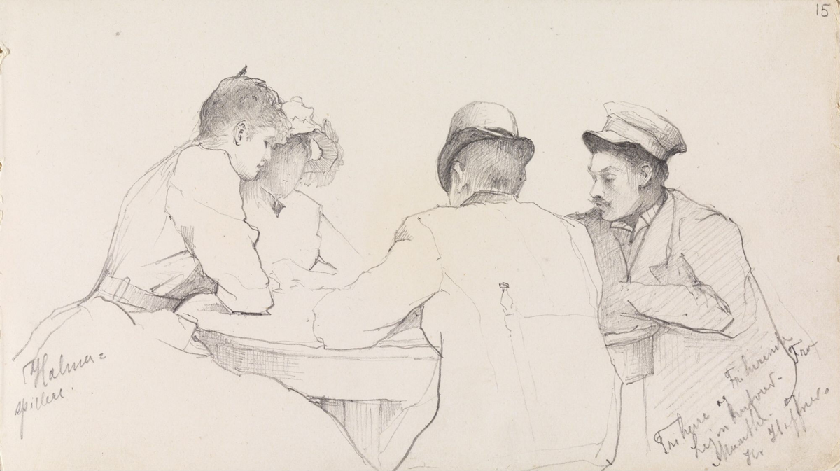 Halma-spillere [Tegning]