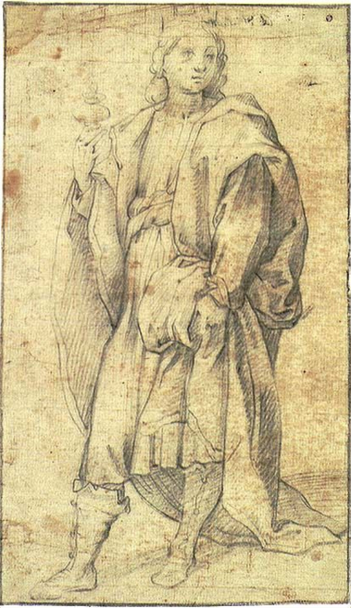 Ung mann [Tegning]