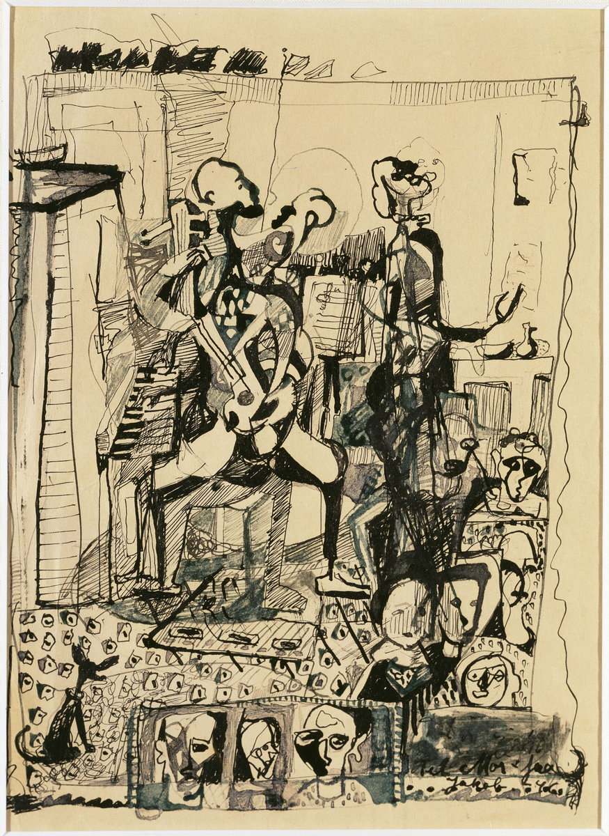 Figurstudier [Tegning]
