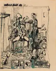 Figurstudier [Tegning]