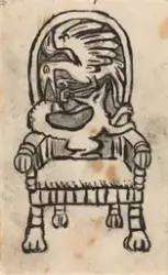 Stol, utkast [Tegning]